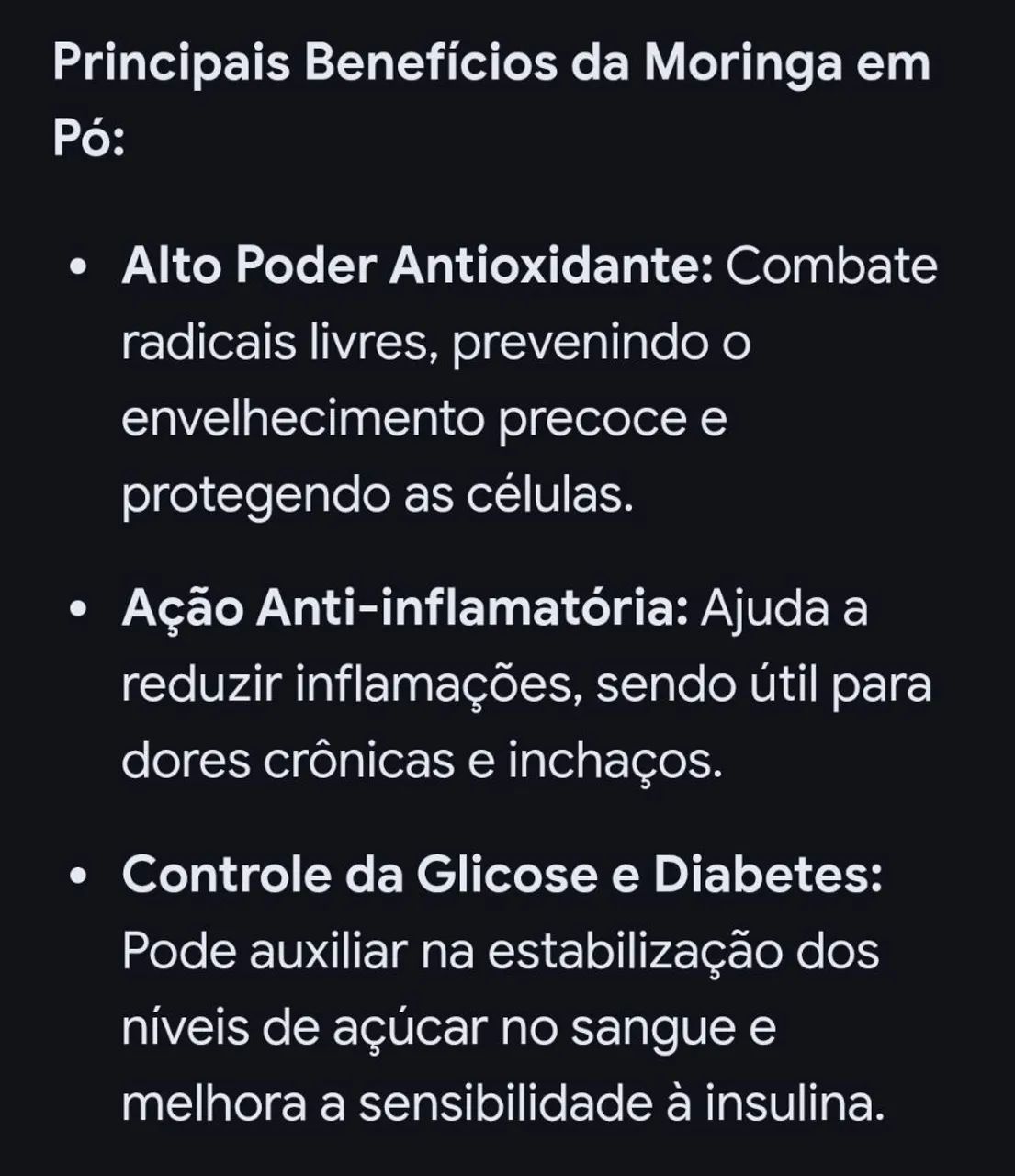 Moringa oleífera em pó para consumo humano - Foto 4