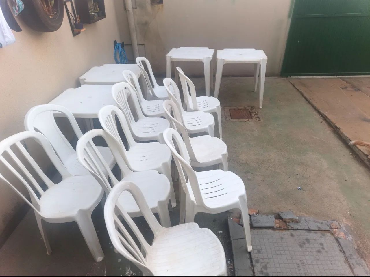 Kit conjunto de mesas com as 4 cadeiras 