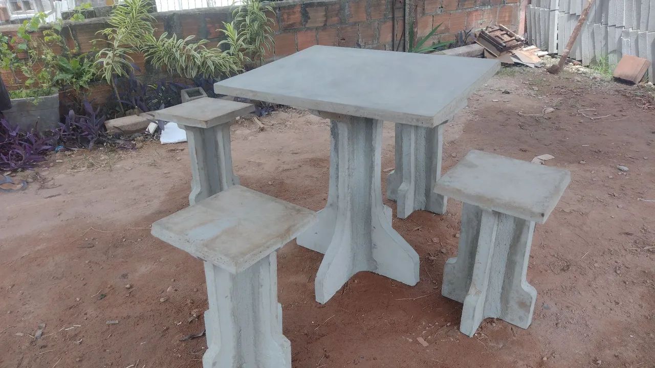 Mesa e bancos  - Foto 3