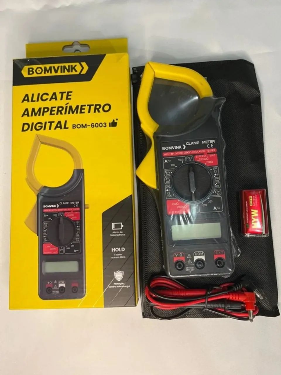 Alicate Amperímetro Digital - Bomvink (bom-6003) *ENTREGA GRÁTIS* - Foto 2