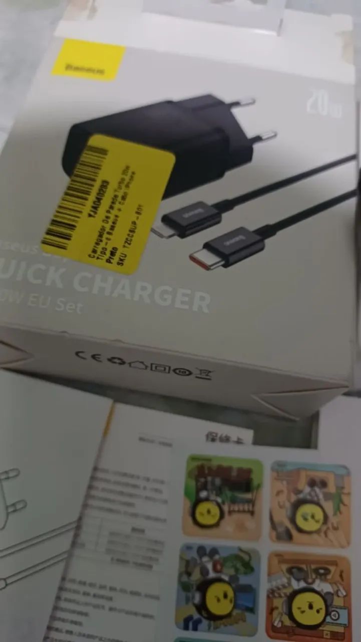 Carregador 20W para iPhone - BaseUs Super - Foto 4
