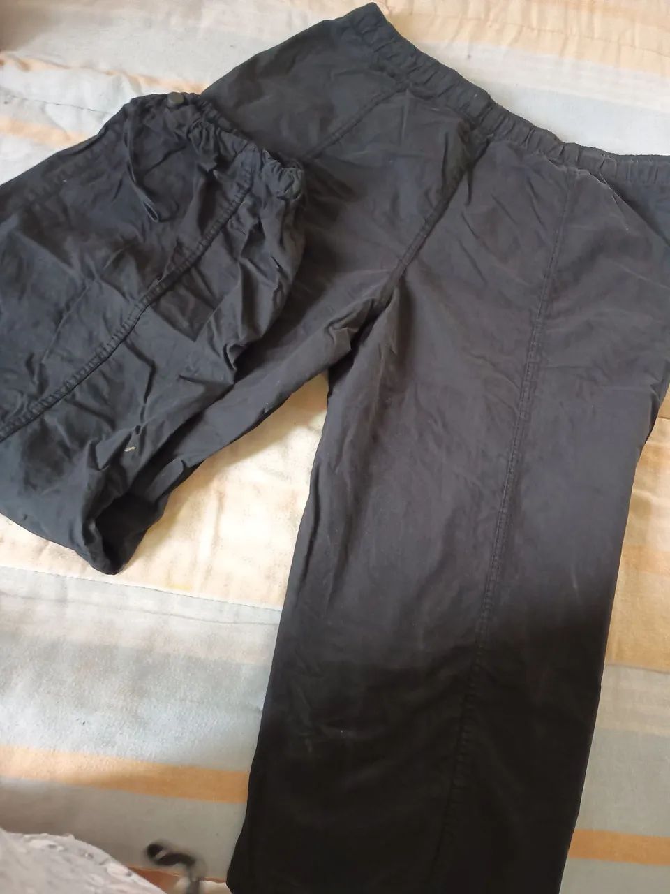 Calça cargo preta Zara  - Foto 4