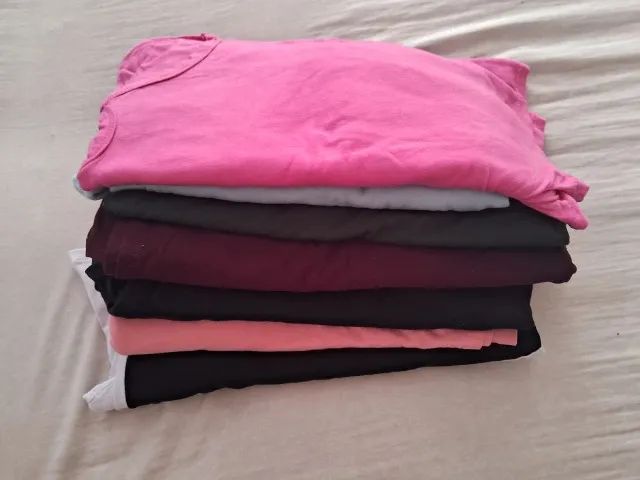 7 Camisetas Algodão  G1 Brechó  - Foto 2