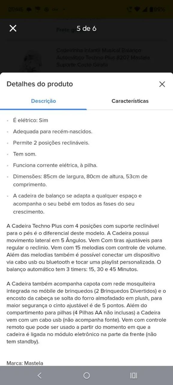 Cadeira pra bebê  - Foto 3