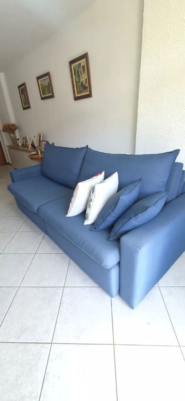 Sofa retrátil 3 lugares  - Foto 4