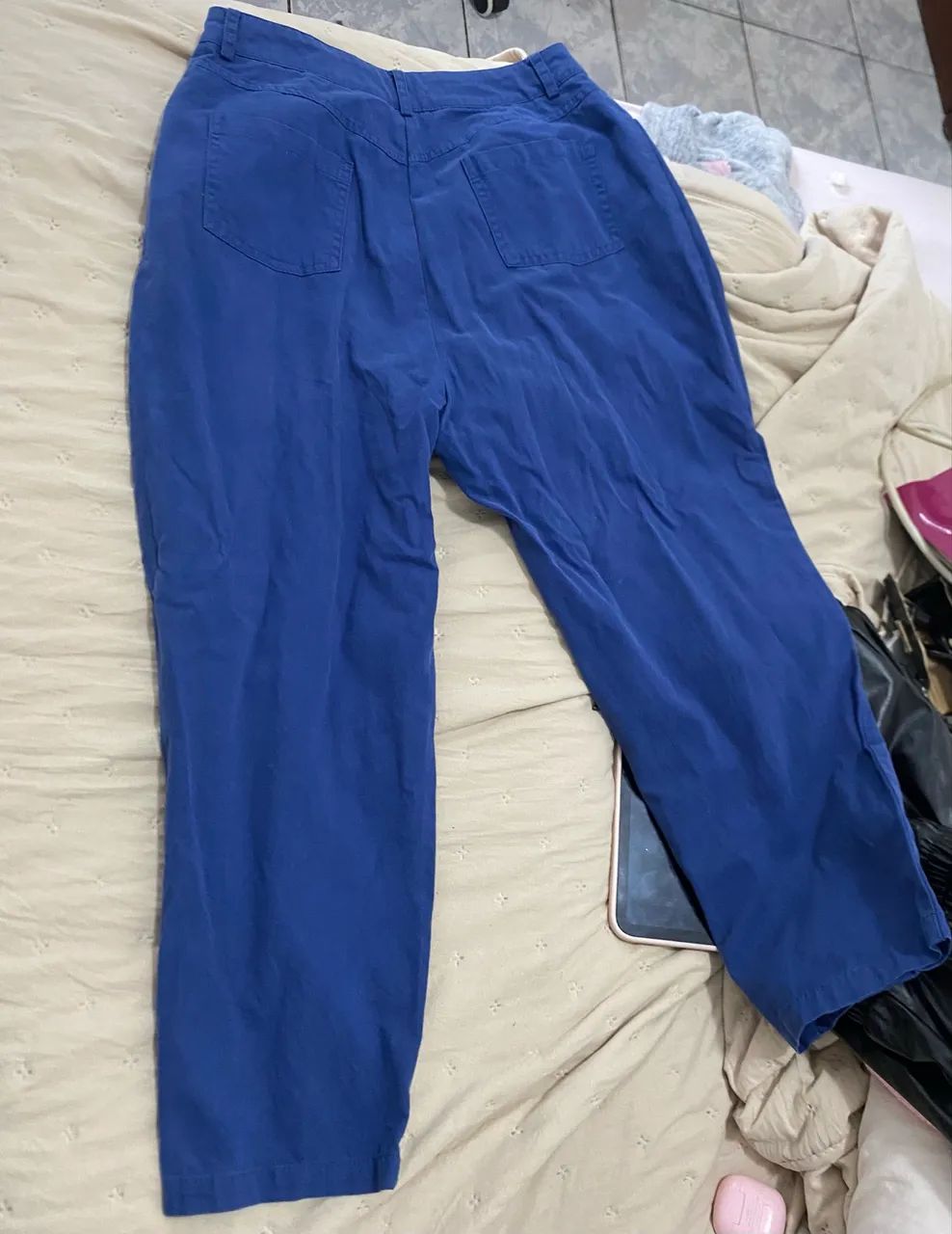 Calça azul - Tamanho P - Foto 2