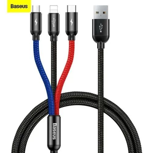 Baseus cabo usb 3 in 1 