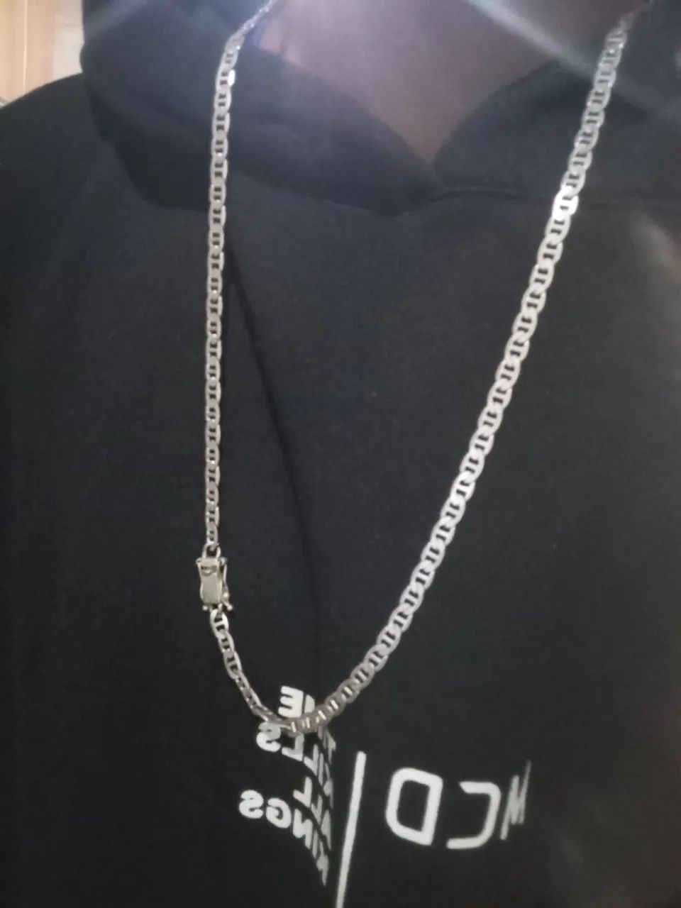 Corrente de prata legítima 925 + pulseira 