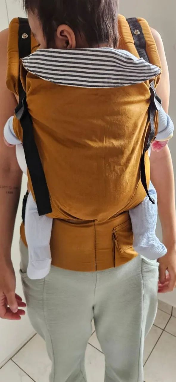MOCHILA EVOLUTIVA CHICACHILA OCRE - Foto 5