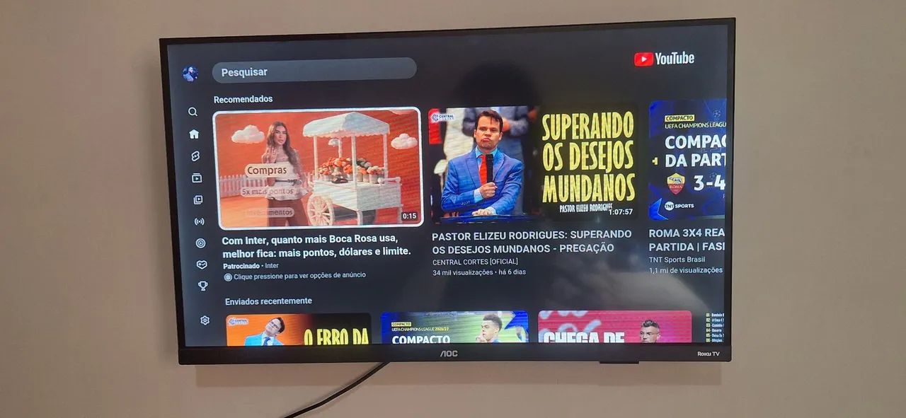 VENDO TV NOVA 32 POLEGADAS AOC SMART NOVA