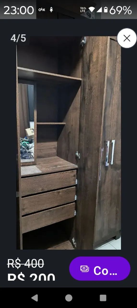 Guarda-roupa novíssimo - Foto 2