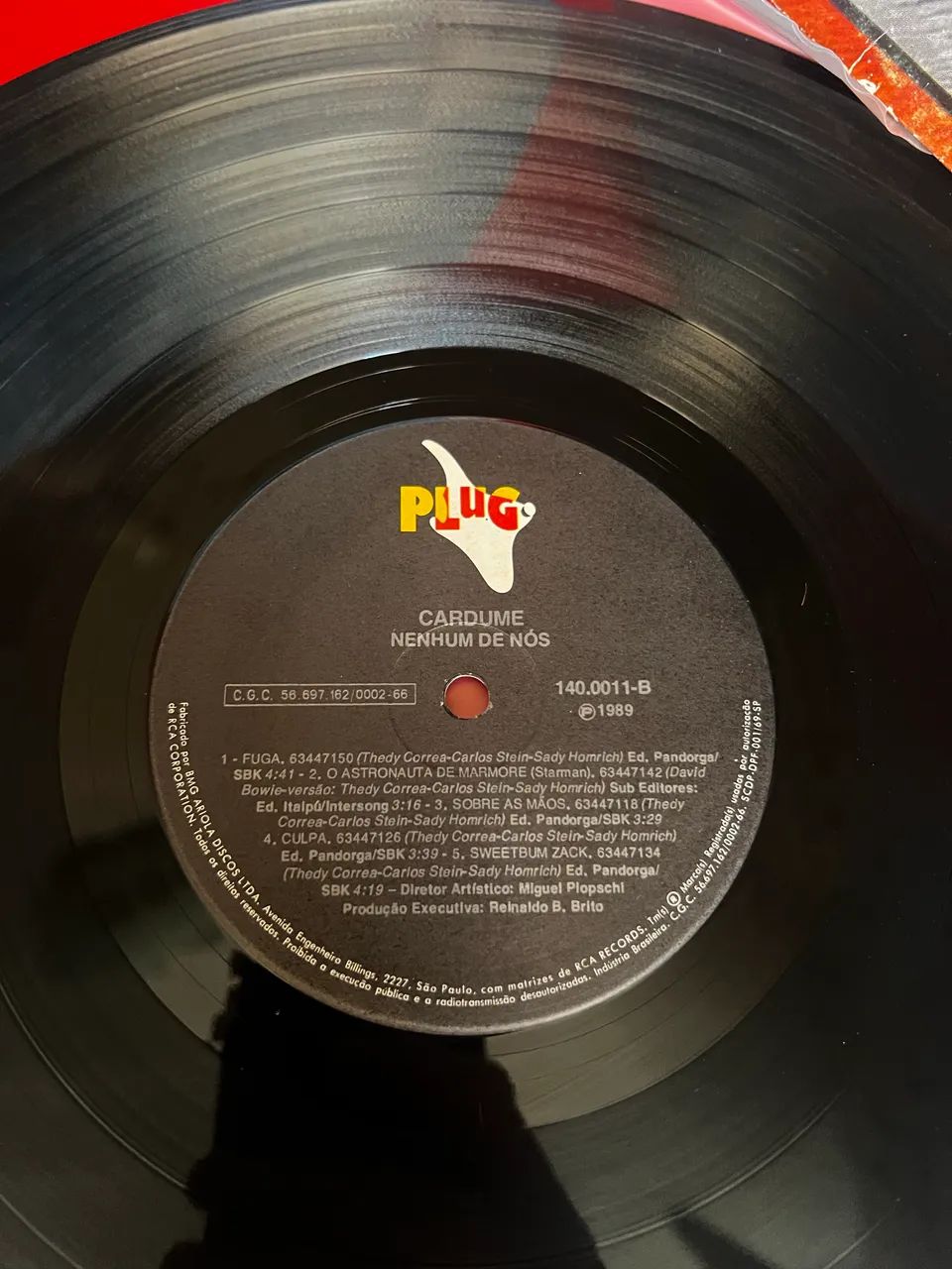 Vinil Lp disco nenhum de nós cardume  - Foto 3
