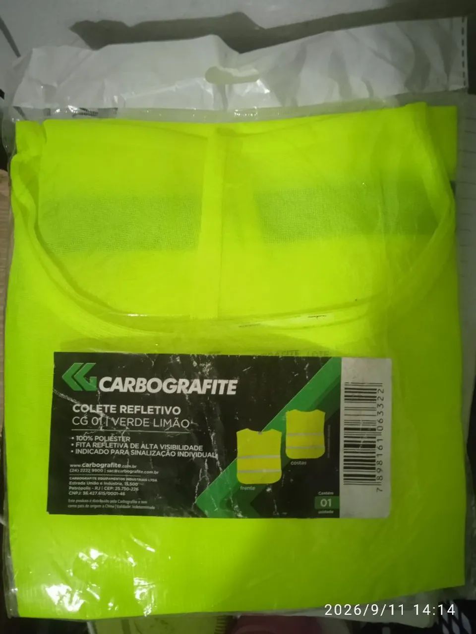 Colete reflettivo