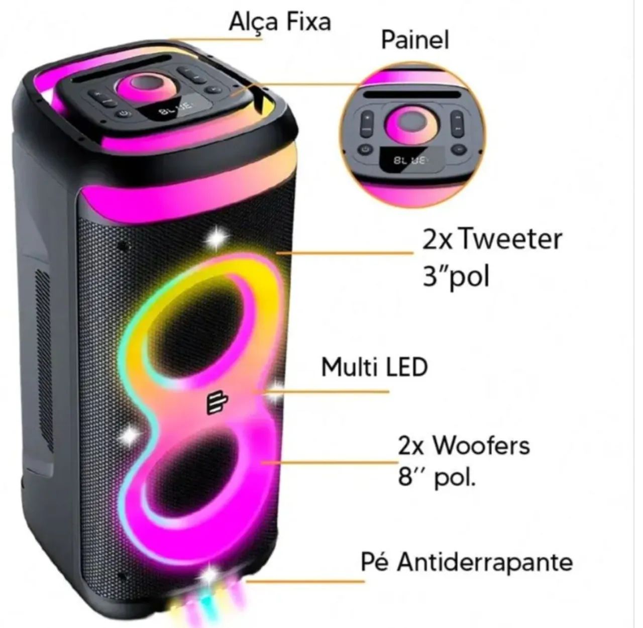 Vendo Caixa de Som Pulsebox 3 - Foto 2