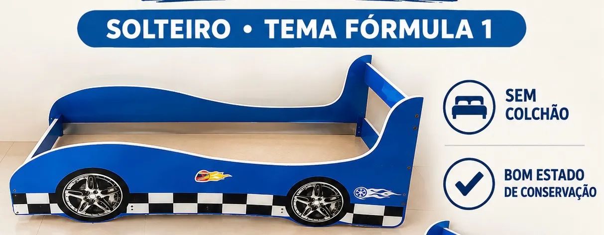 VENDO 1 CAMA INFANTIL FÓRMULA 1 