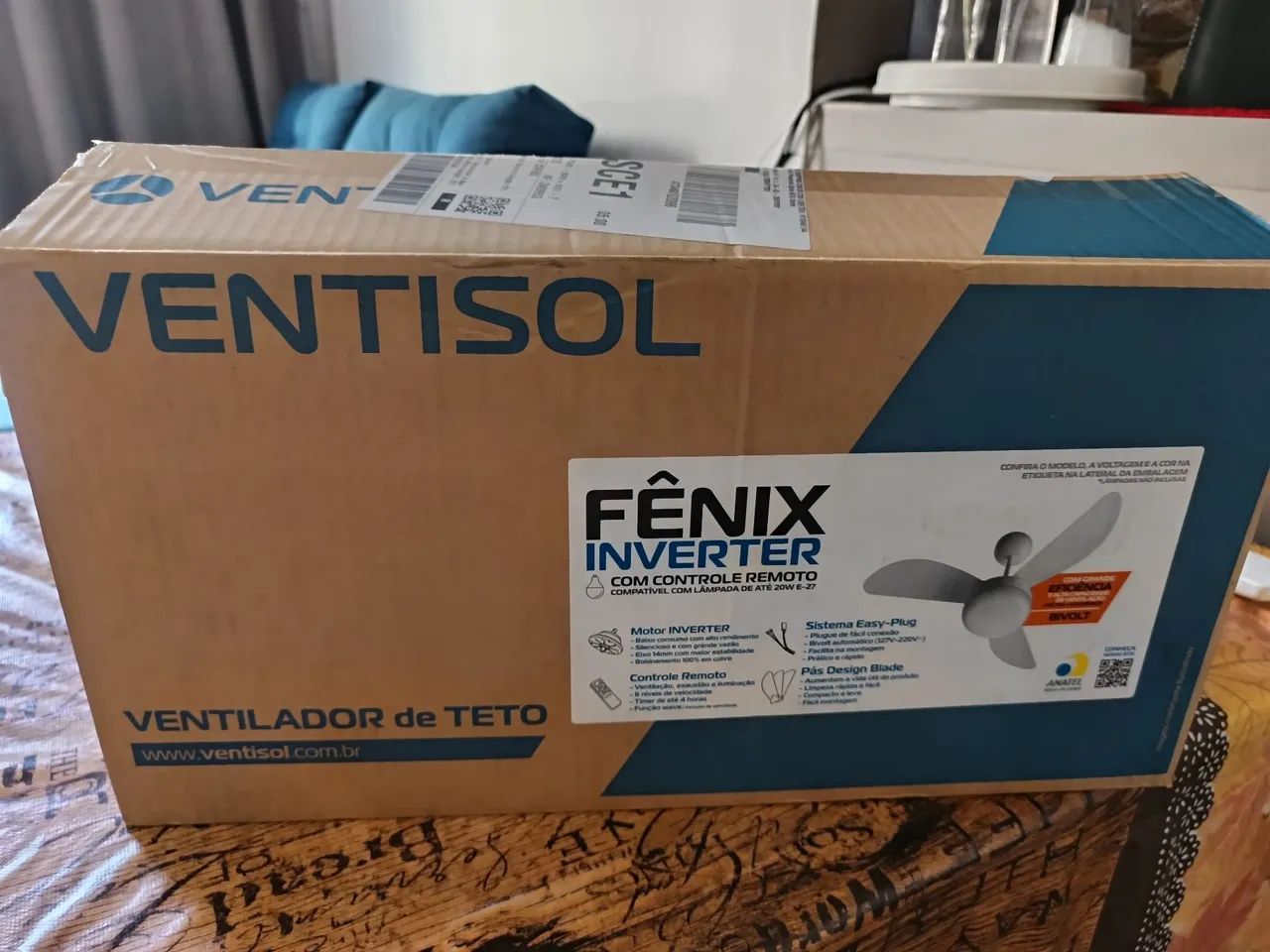 Ventilador de teto inverter Controle Remoto