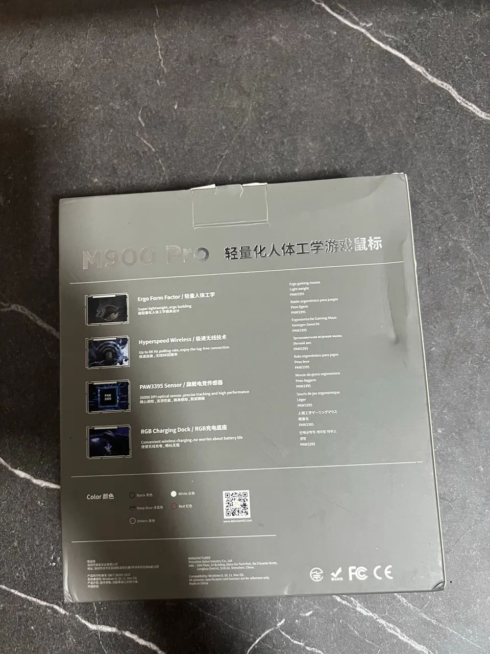 Mouse Deluxe M900PRO com doca de carregamento  - Foto 2