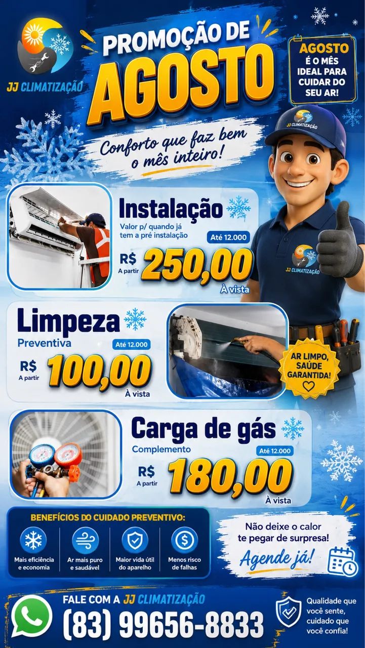 Instalação e limpeza de ar condicionado  - Foto 2