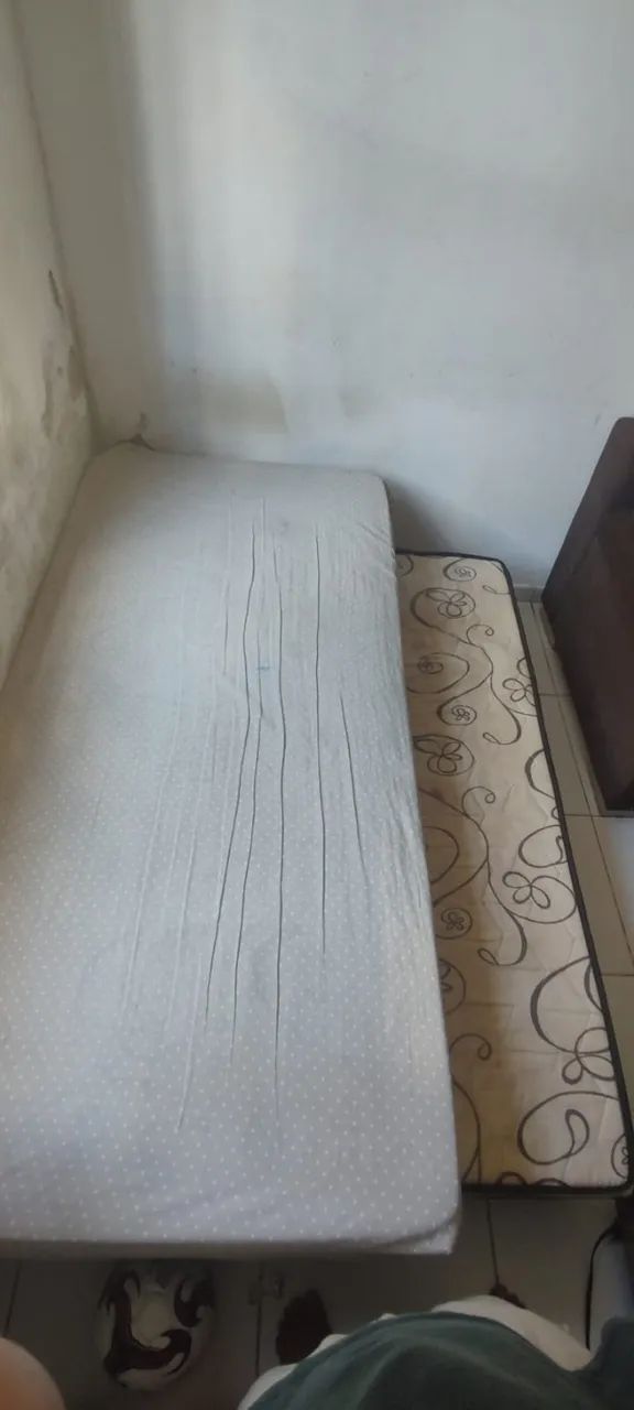 Cama box Solteiro com auxiliar - BICAMA BOX