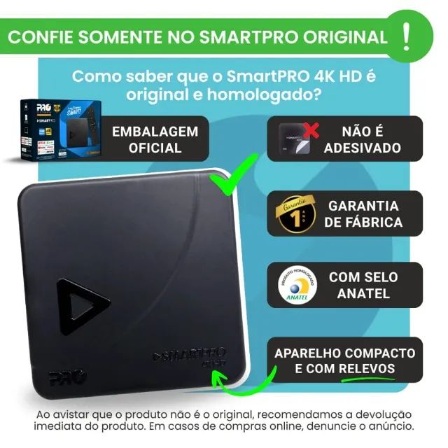 SMART PRO 4KHD + BRINDE 
