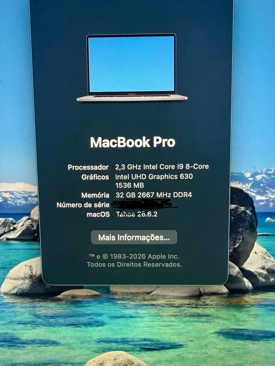 Mac book pro core i9 16 polegadas  - Foto 3