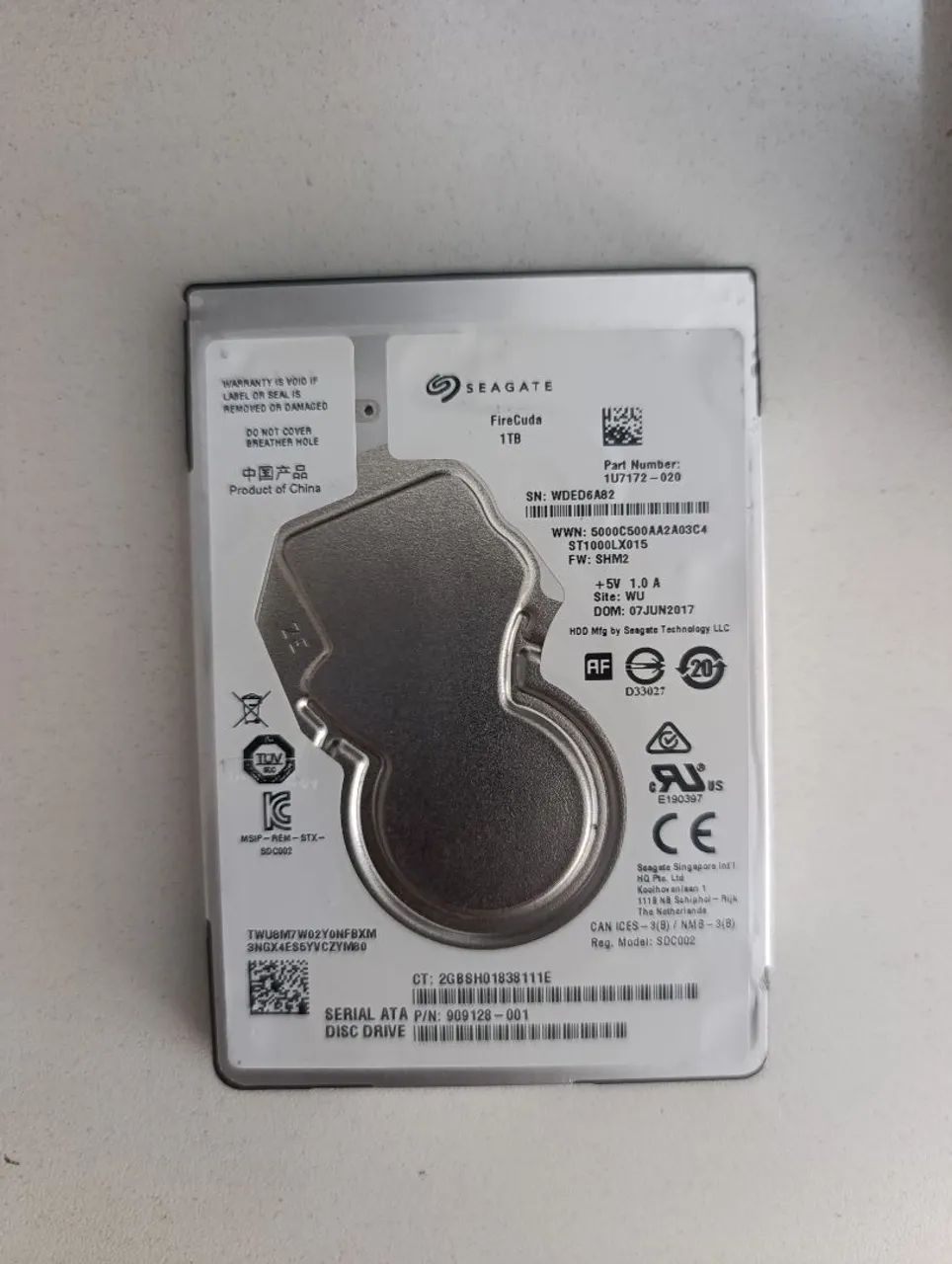 HD 1Tb 2,5" Seagate em excelente estado - Foto 3