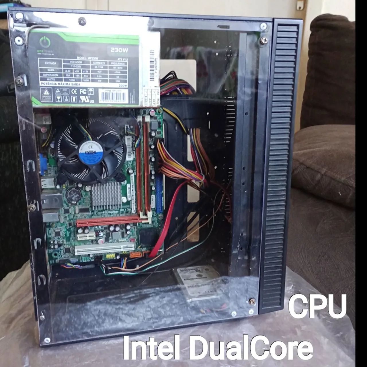 Computador CPU TGT Intel DDR3 DUALCORE 2.6GHZ 4gbram  - Foto 2