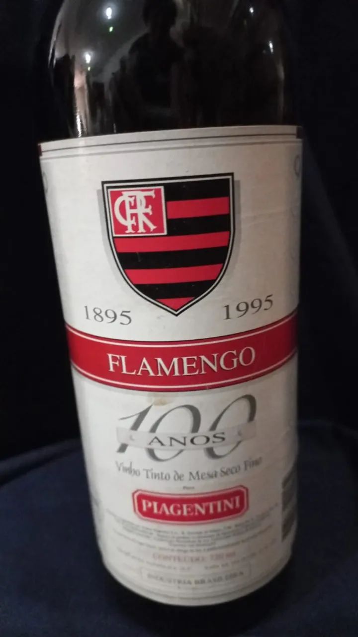Flamengo - 100 anos - 1995 Vinho - Foto 4