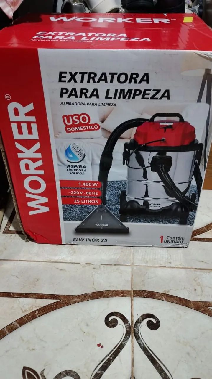 Extratora de limpeza 