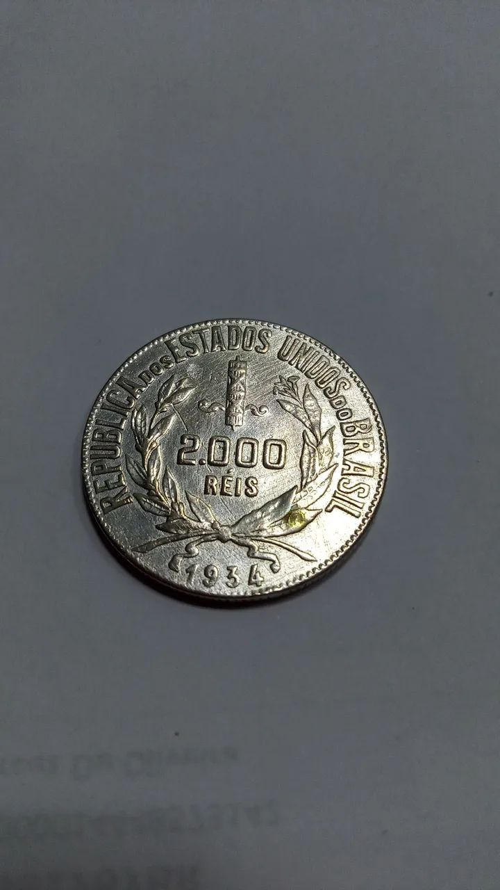 Moeda de 2000 réis 