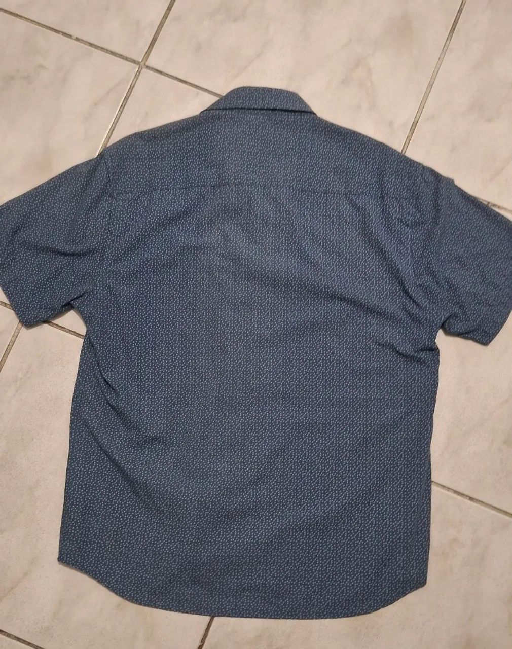 Camisa Slim Fit Azul - Foto 2