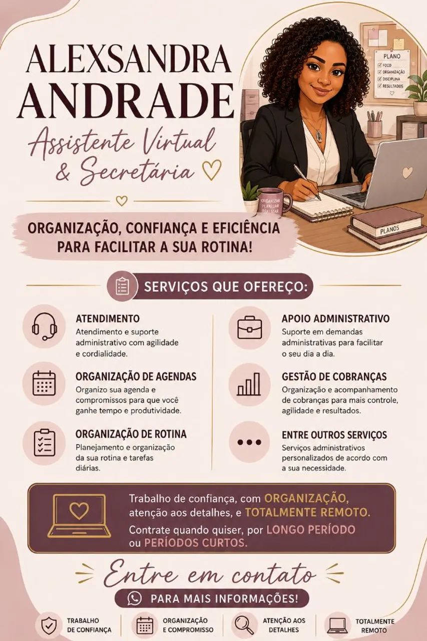 Assistente Virtual e Secretária Remota 