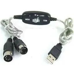 Cabo midi USB 
