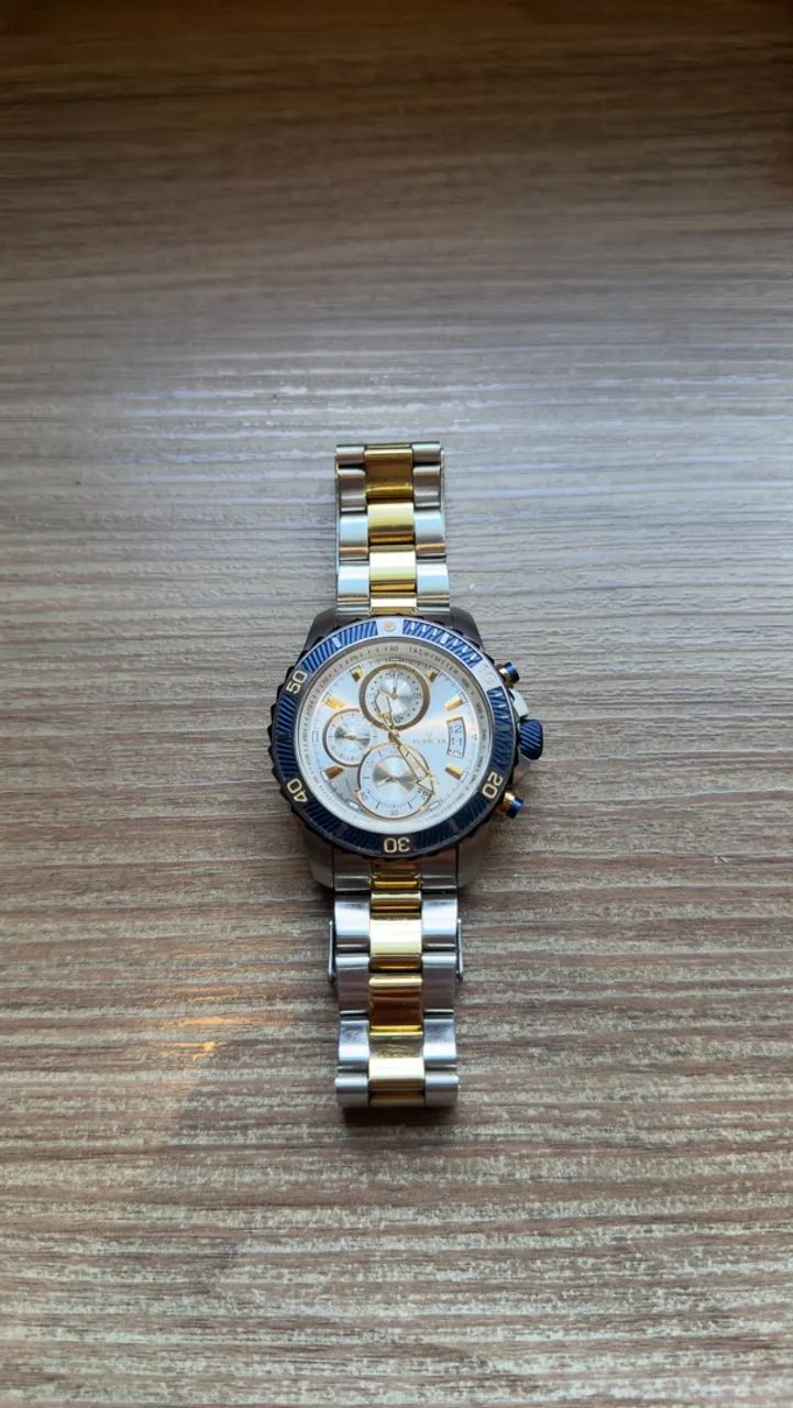 Relógio Invicta Pro Diver 23994 Cronógrafo 45mm Bicolor - Foto 5