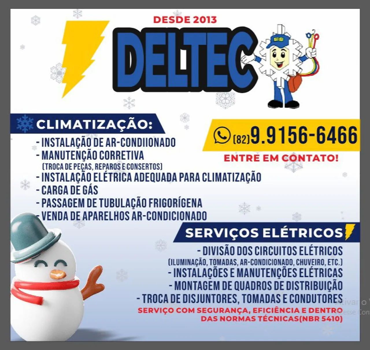 Instalação de ar condicionado 