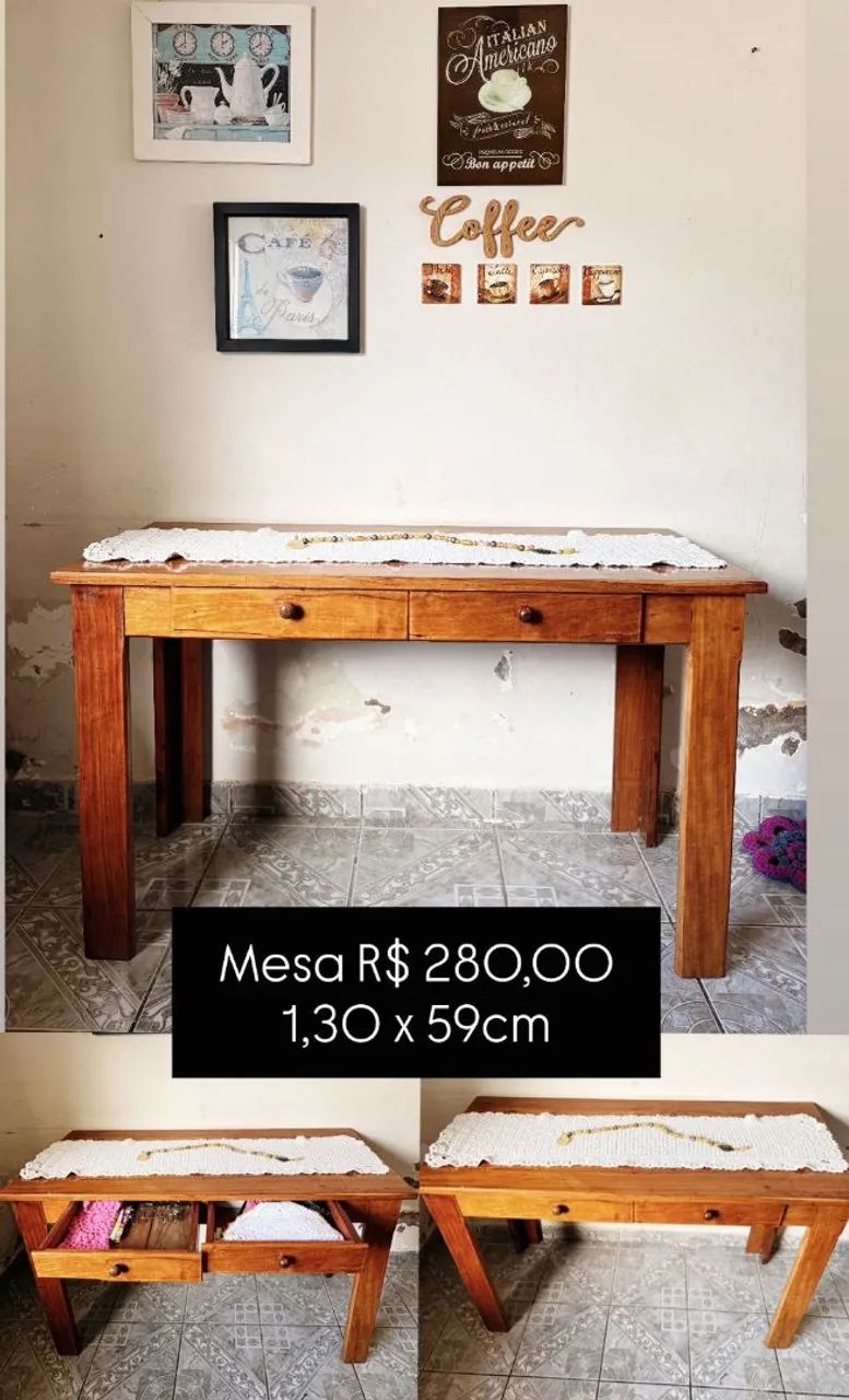 Mesa de madeira 