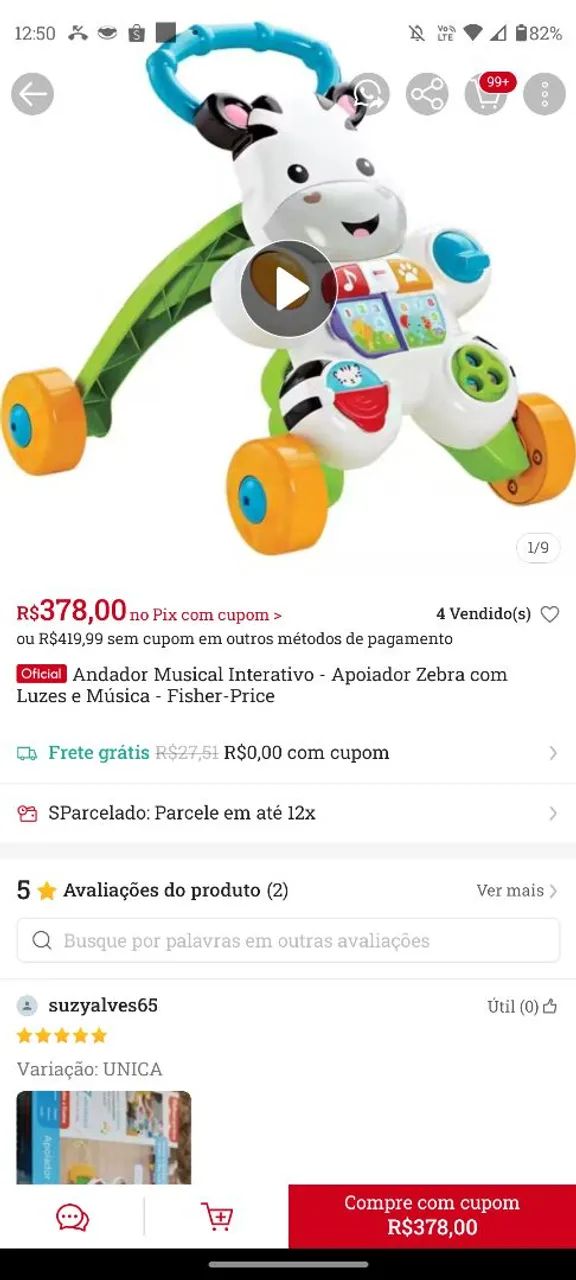 Andador da zebra  - Foto 2