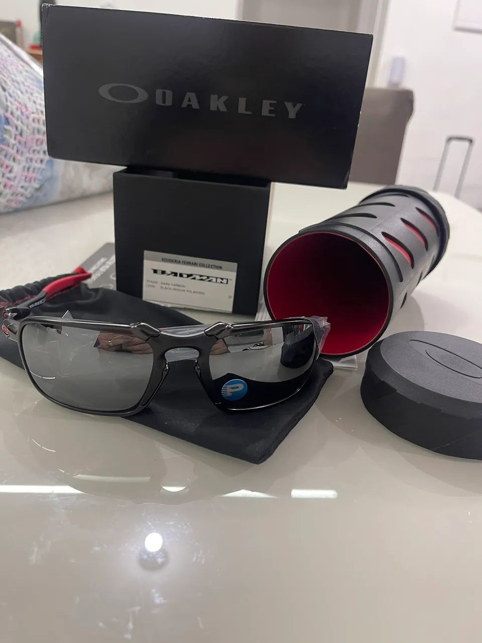 Óculos Bad Man Oakley Escuderia Ferrari - Foto 2