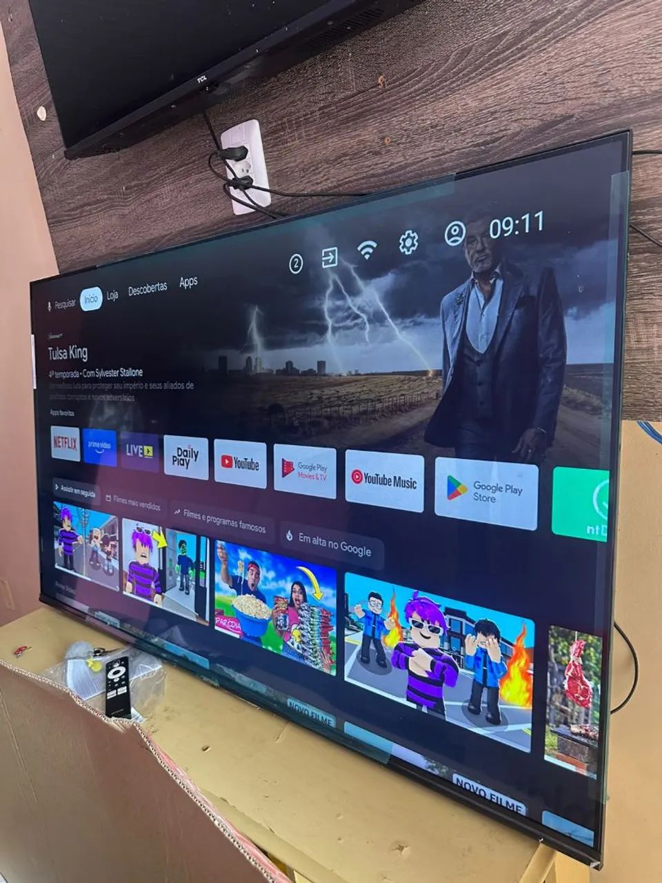 Tv smart 55 polegadas NOVA na garantia  - Foto 2