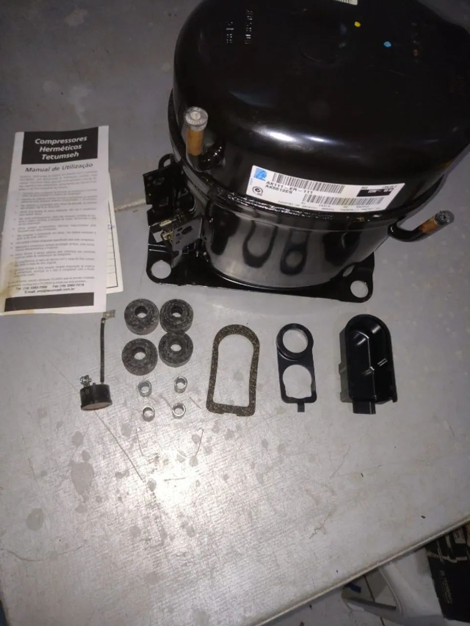 TECUMSECH - COMPRESSOR AK5512ES 4/5HP TECUMESCH - Foto 2