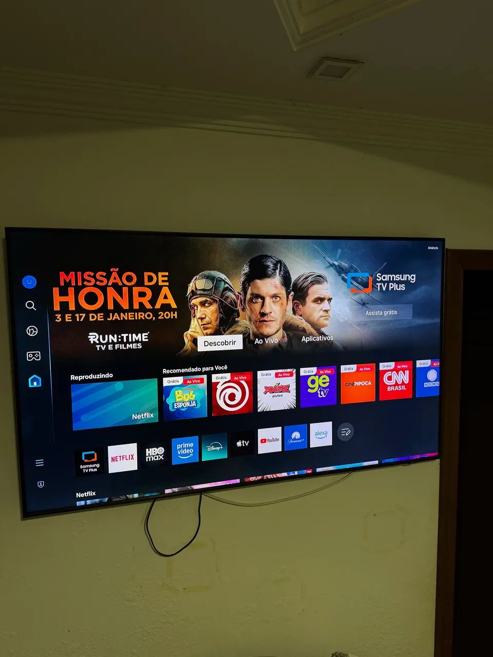 Smart TV 55 pol 4k QLED Samsung com Alexa - Aceito troca e Parcelo até 18x