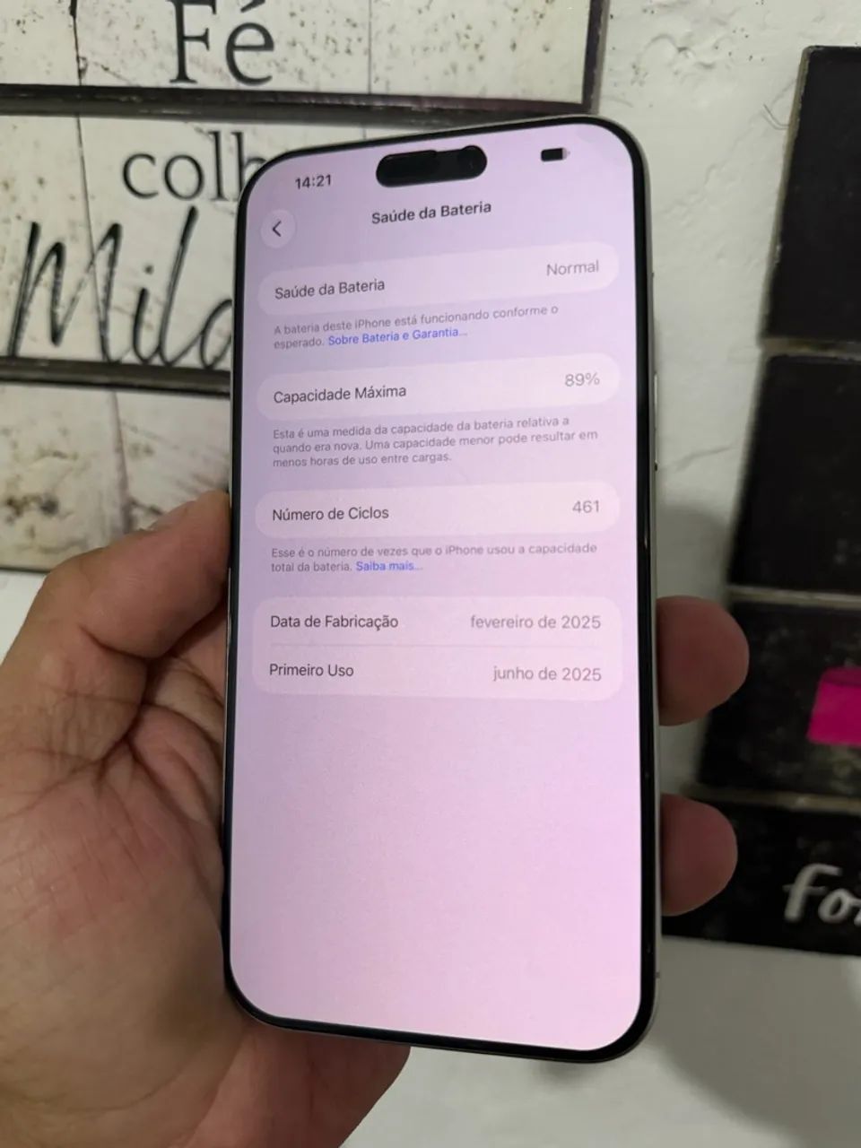 iPhone 16 Pro Max 256 gigas impecável e nunca aberto  - Foto 2