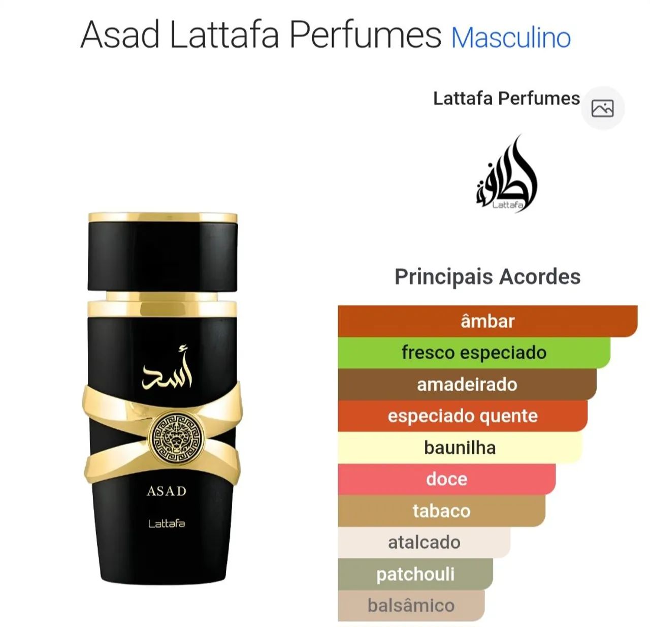 Perfume Árabe lattafa Asad 100ml original lacrado  - Foto 5