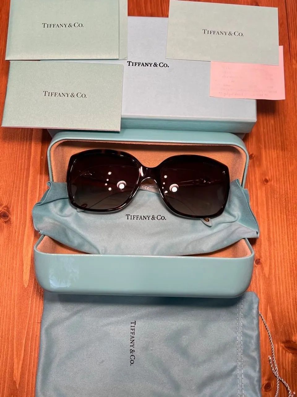 óculos tiffany co original 100% set completo - Foto 2