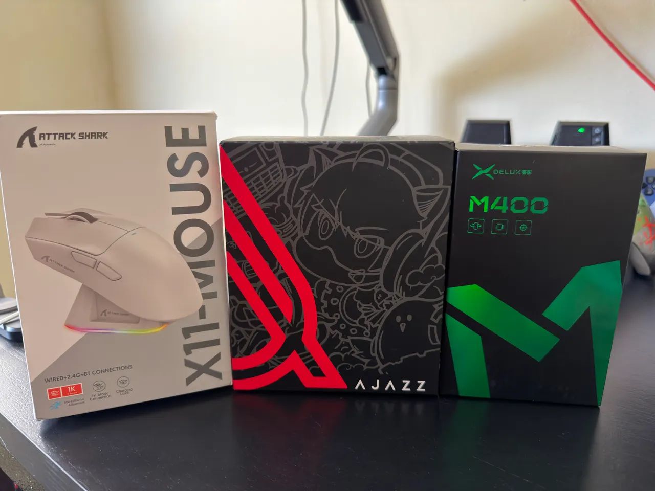 Mouse gamer novo lacrado, m400, x11, ajazz 