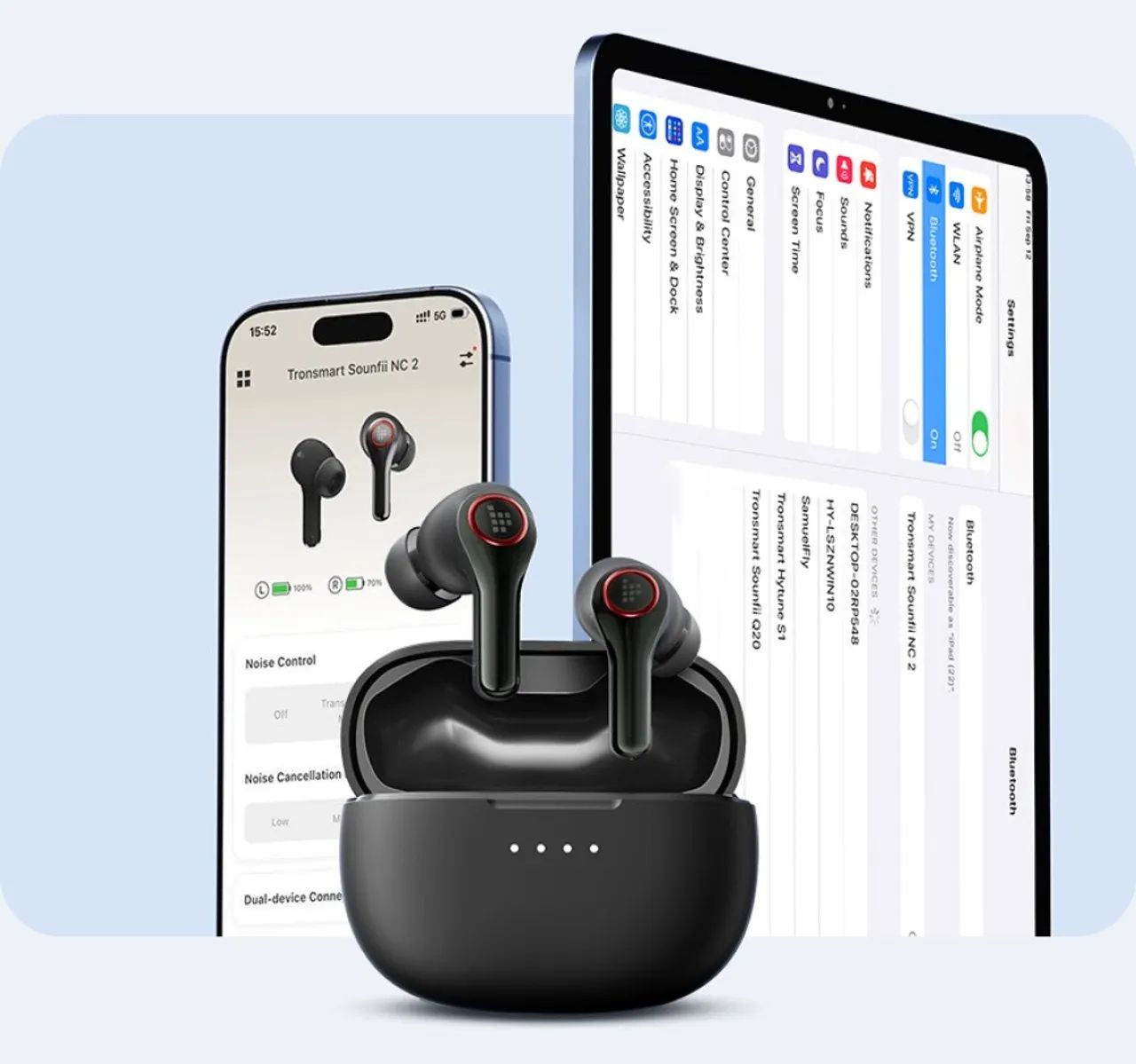 Fone Bluetooth Tronsmart Sounfii NC2 (ANC) - Foto 2