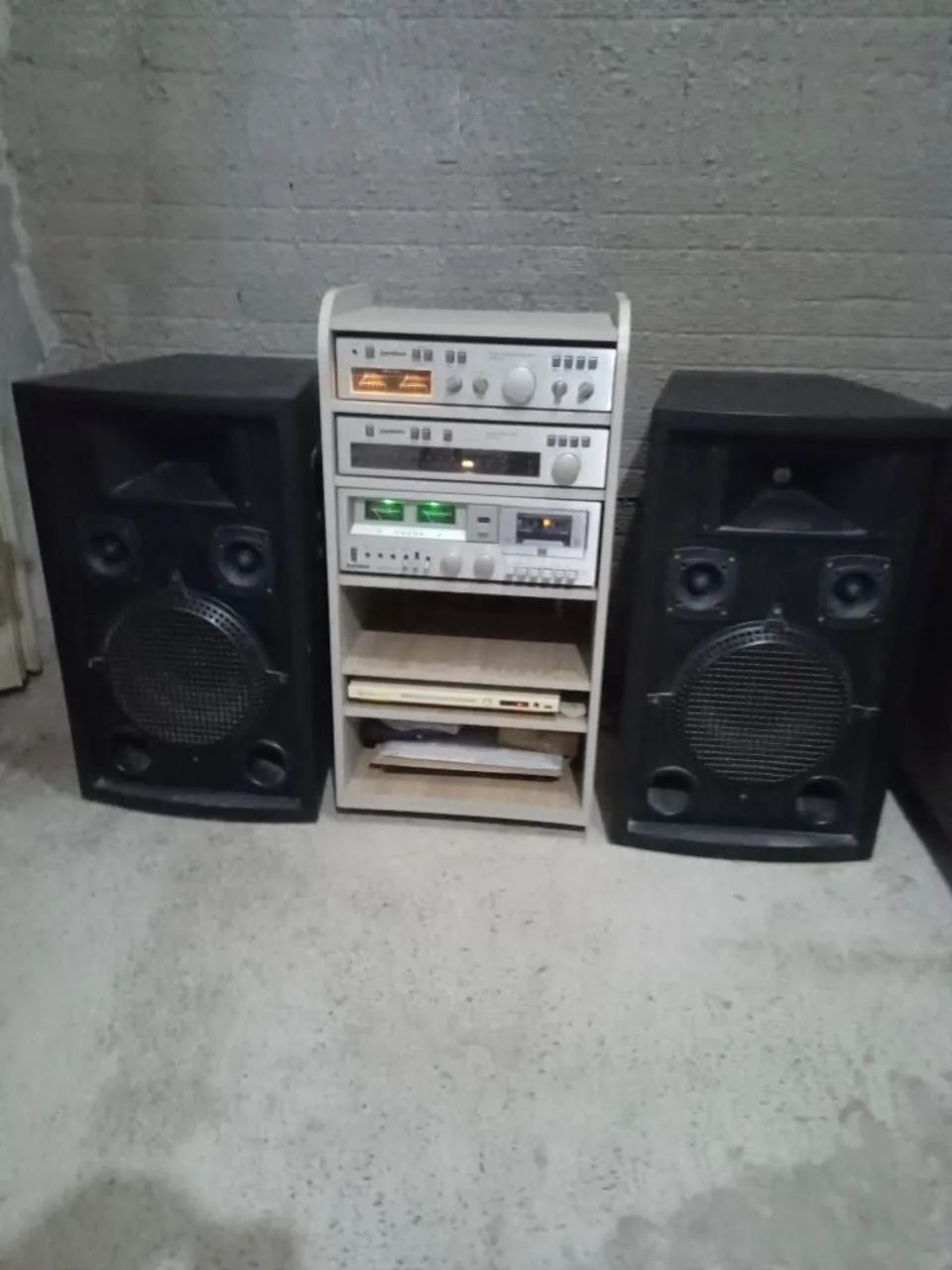 Amplificador som rádio am fm gradiente 