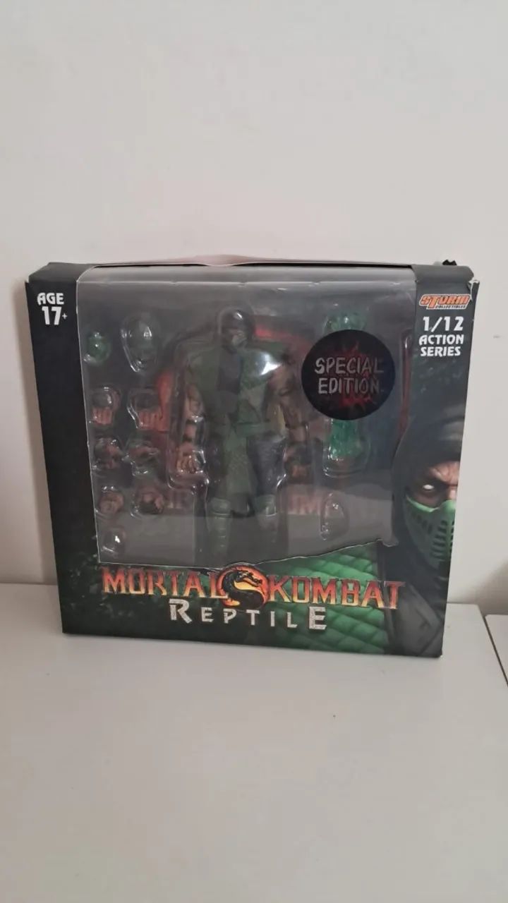boneco edição limitada Mortal kombat Reptile 