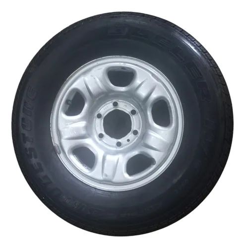 Roda Step 16 Com Pneu 245 70 R16 Chevrolet S10 Prateado - Foto 3