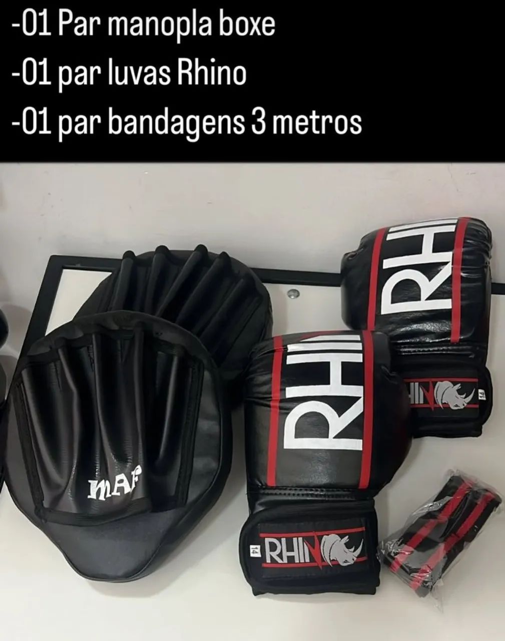 Kit de boxe 